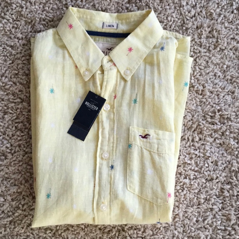 Hollister Linen Button Down